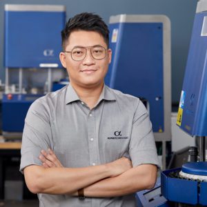 Alpha Engineer with arms crossed